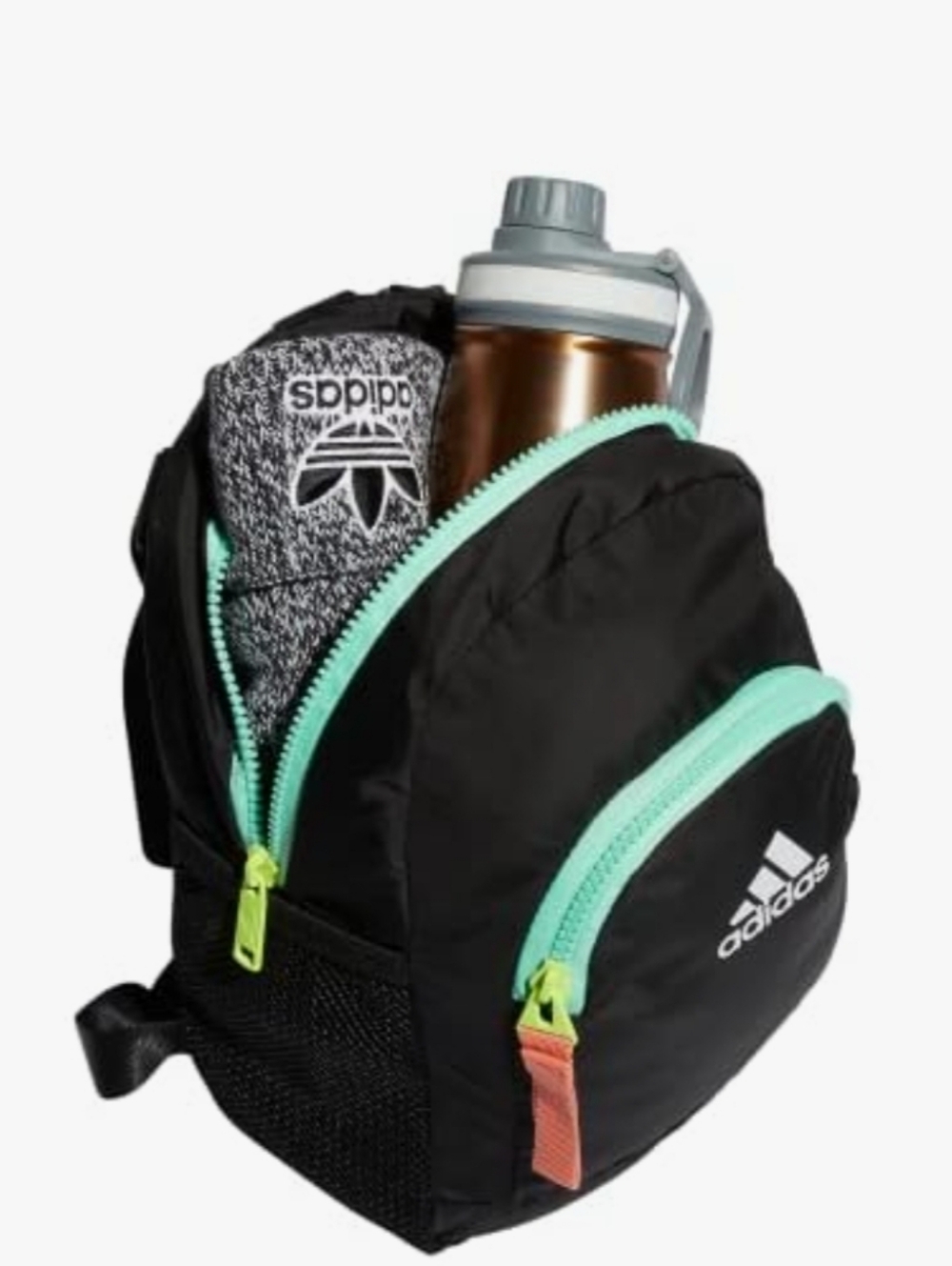 adidas Linear Mini Backpack Small Travel Bag - Picture 6 of 9